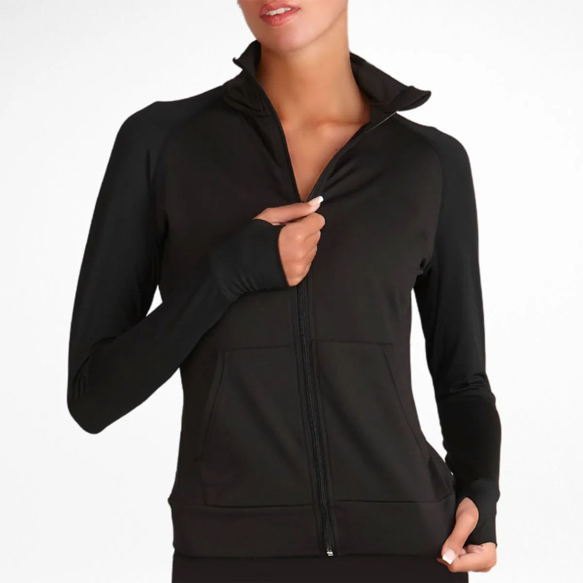 Silky Dance Child Full Zip Dance Jacket
